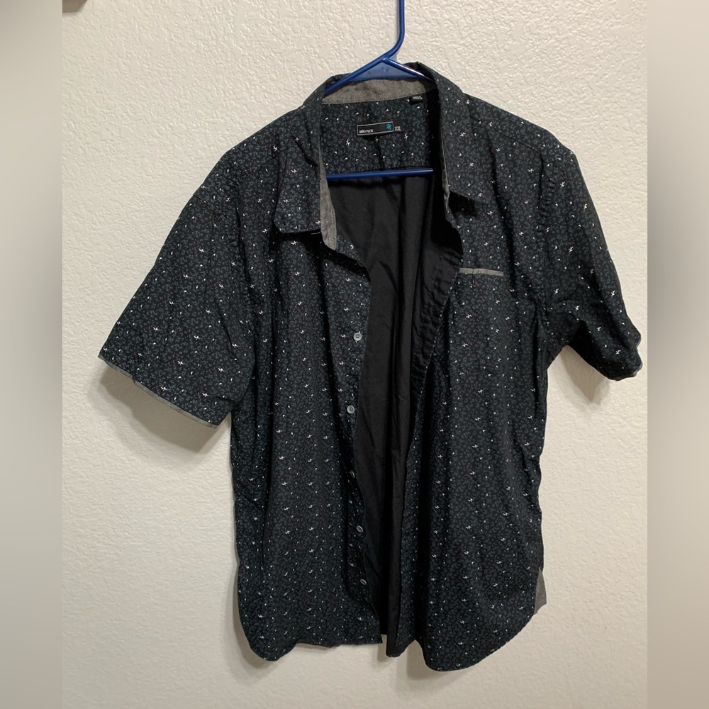 Akrux XXL shirt black with small design